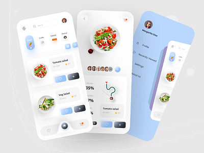 Food delivery app design