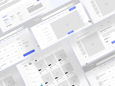 Ecommerce Web Wireframing ecommerce landing page marketplace online marketing online shop ui design web design website design