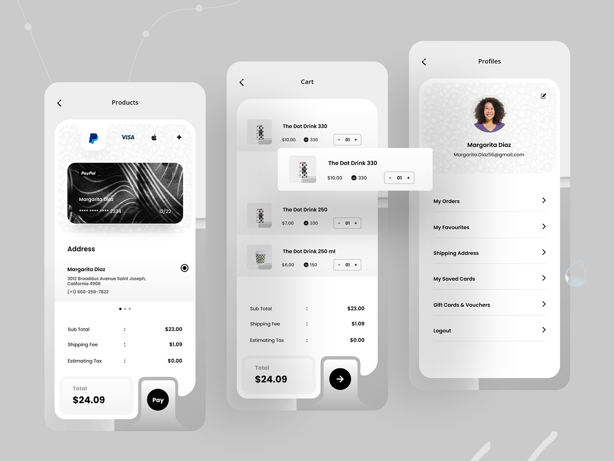 Ecommerce App UI Design by Joni Ahmed for Dude Shape on Dribbble
