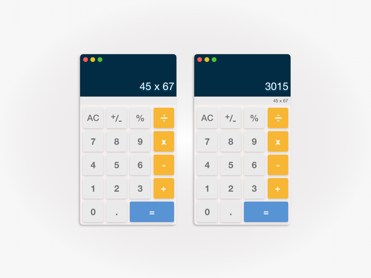 Daily UI Challenge #004 - Calculator By Vivian Lopez On Dribbble