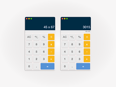 Daily UI Challenge #004 - Calculator app design calculator calculator ui daily ui 004 dailyui ui app uidesign