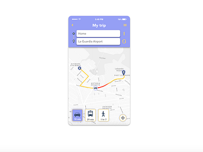 Daily UI Challenge #020 - Location Tracker