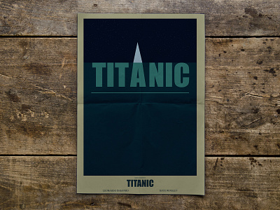 Titanic design illustration vector