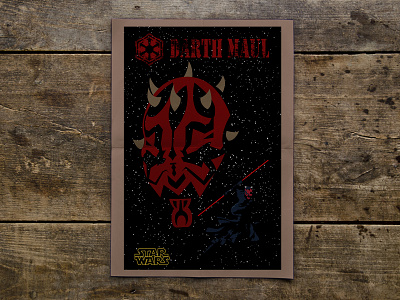 DARTH MAUL design illustration vector