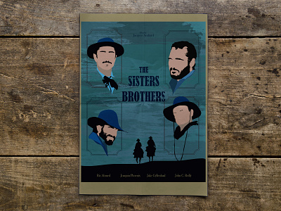 THE SISTERS BROTHERS design illustration vector