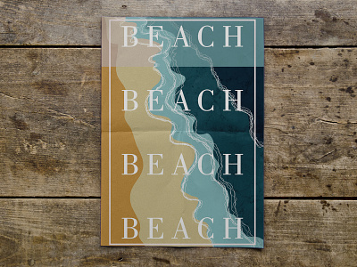 BEACH design illustration vector