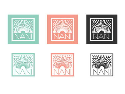 Nani branding design logo vector