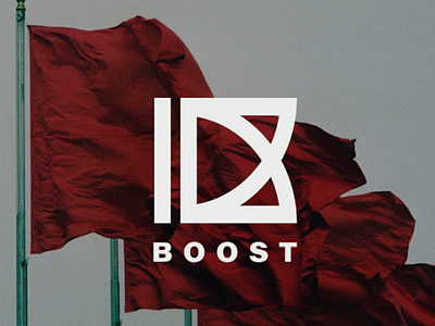 Boost boost branding flag illustaror logo logo design logotipe photoshop