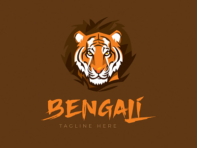 Tiger branding design illustration vector