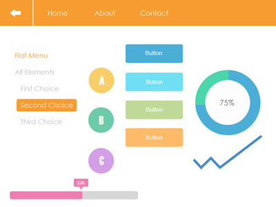 Flat UI Design