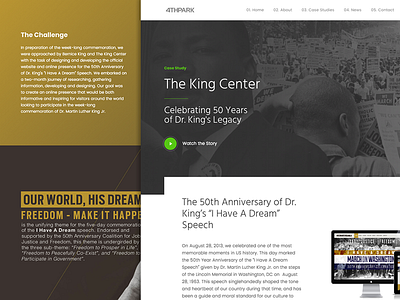 Case Study: The King Center branding digital marketing graphic design ui user experience user interface ux web design web development website