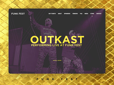 Case Study: Funk Fest branding concert festival graphic design hiphop logo music musicfestival musician rapper web design web development