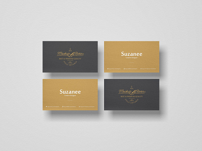 PSD Branding Business Card Mockup