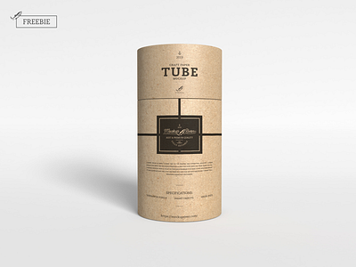 Craft Paper Tube Mockup download free free mockup freebie mock up mockup packaging packaging mockup paper tube mockup psd