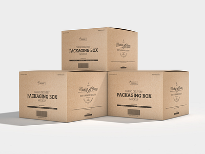 Cargo Delivery Packaging Box Mockup box mockup branding download free free mockup freebie identity logo mock up mockup mockup free mockup psd mockups packaging packaging design packaging mockup print psd stationery template