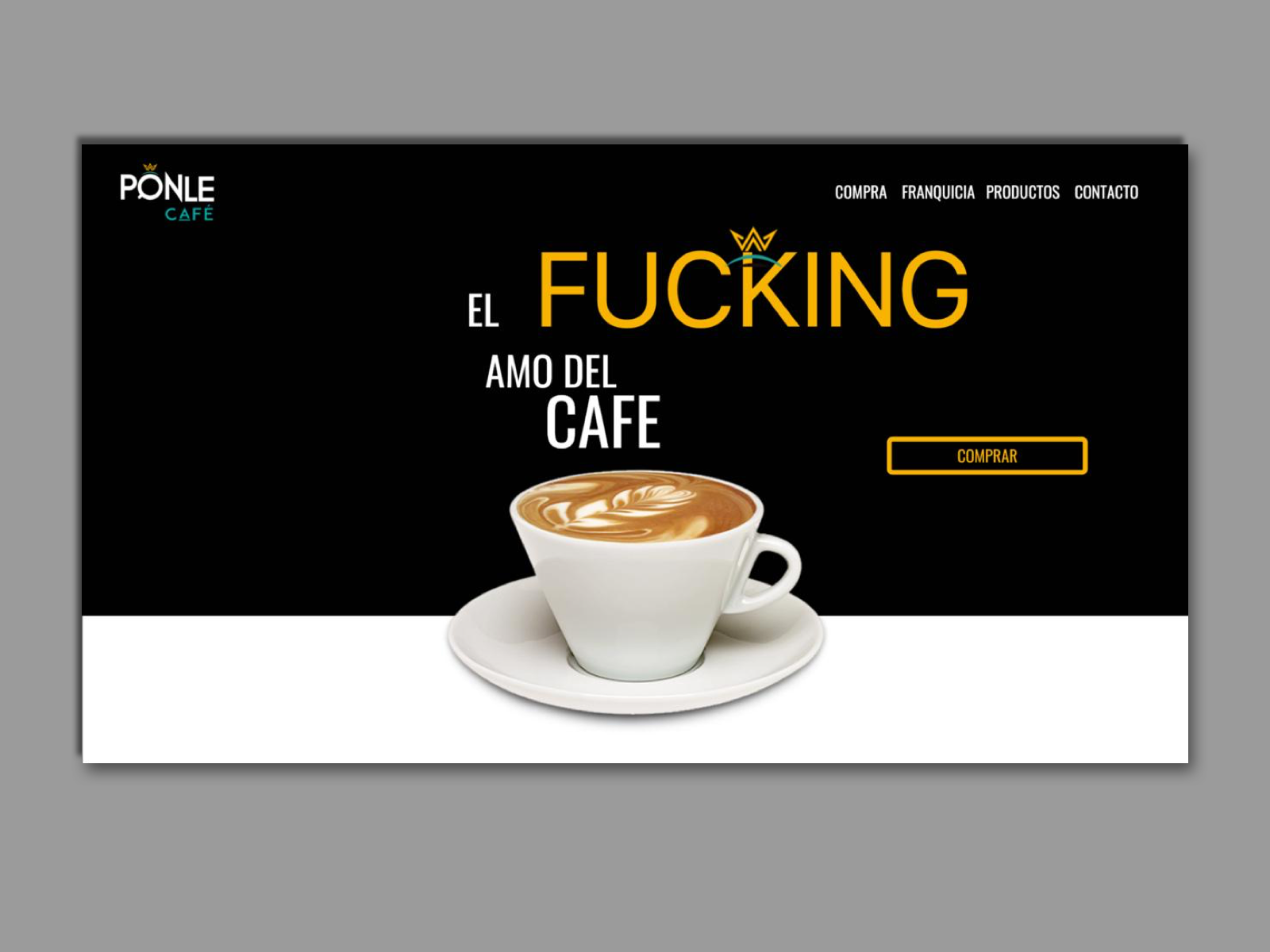 Landing page de una cafeteria by Estrellita Campos on Dribbble