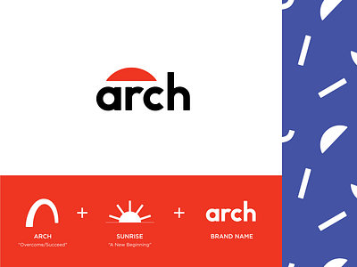 Arch Logo abstract brand branding design identity lettering logo symbol type