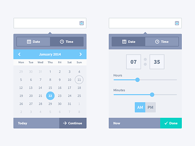 Data and time picker v2 buttons date date picker picker sliders tabs time time picker ui ux