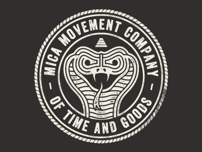 Mica Serpent Seal apparel illustration logo seal serpent snake texture