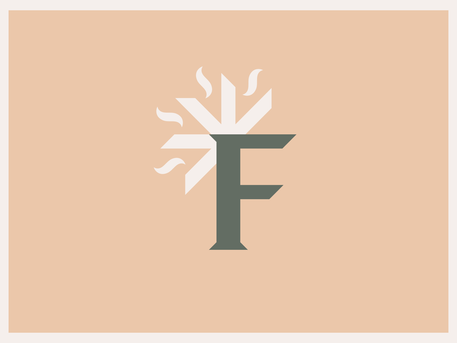 Firelight Logomark branding community firelight logo monogram sun utah