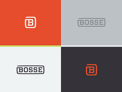 Bosse Tools b icon bosse brand identity branding color logos manufacturing tools