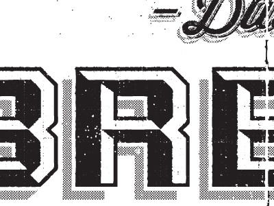 Daily Bread illustration lettering texture type