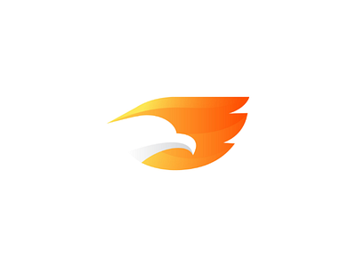 𝕰𝖆𝖌𝖑𝖊 𝕷𝖔𝖌𝖔 eagle gradient indonesia logo minimal modern object sell vector
