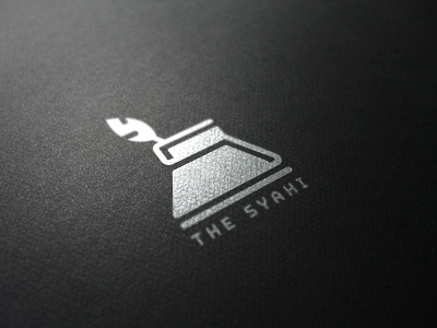 The Syahi brand and identity design graphic design logo mark minimal simplified symbol design typography vector