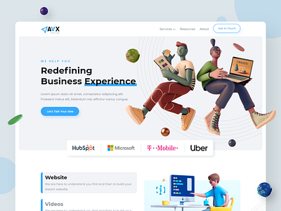 AVX Design Studio - Landing Page creative agency landing page creative agency website design design agency design agency website landing page landing page design layout ui uidesign uiux user experience design user interface design ux ux design websitedesign