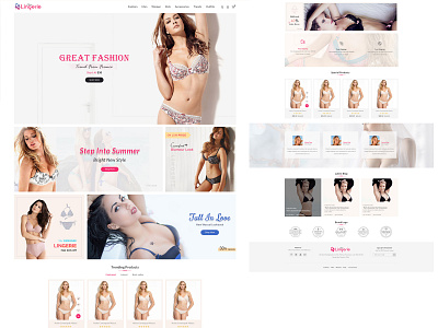 Lingeri Theme on Shopify Theme