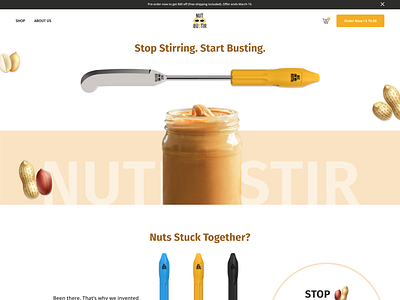Nutbustir website