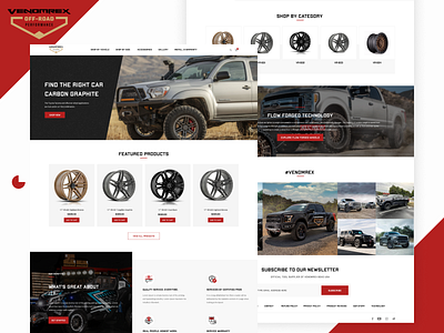 Venomrex - A shopify Home Page design designui homepage landingpage shopify uiux ux website