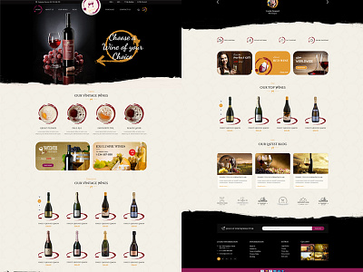 Wine store animation art branding clean design icon identity lettering logo typography vector web website