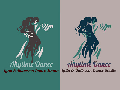 Anytime Dance Logo animation app art blue branding character clean design graphic design icon identity illustration illustrator logo logo 2d minimal type typography vector