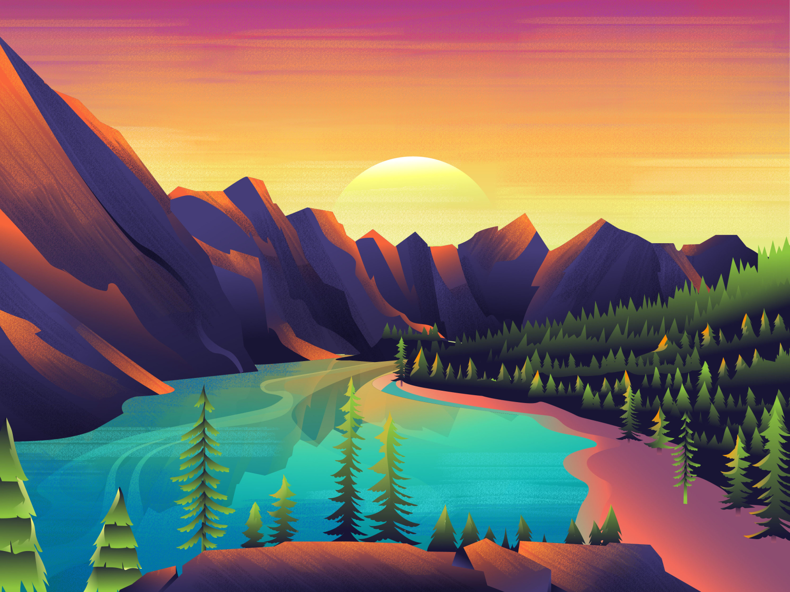 Among Trees by Blessy Paulraj on Dribbble