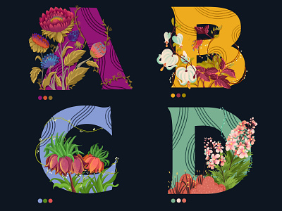 36daysoftype #botanicalalphabets