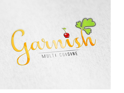 Garnish logo design artist branding design cherryblossom cuisine designers dribbble dribbble best shot dribbble invites food logo graphicdesign illustration logo logo inspiration logodesign restaurant logo trending typography ui ux vector