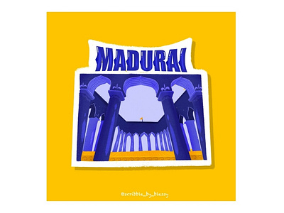 மதுரை Madurai ancient archeology artist branding cool design design digitalart drawing history illustration indianpalace indianpalace kings mahal palace story vector