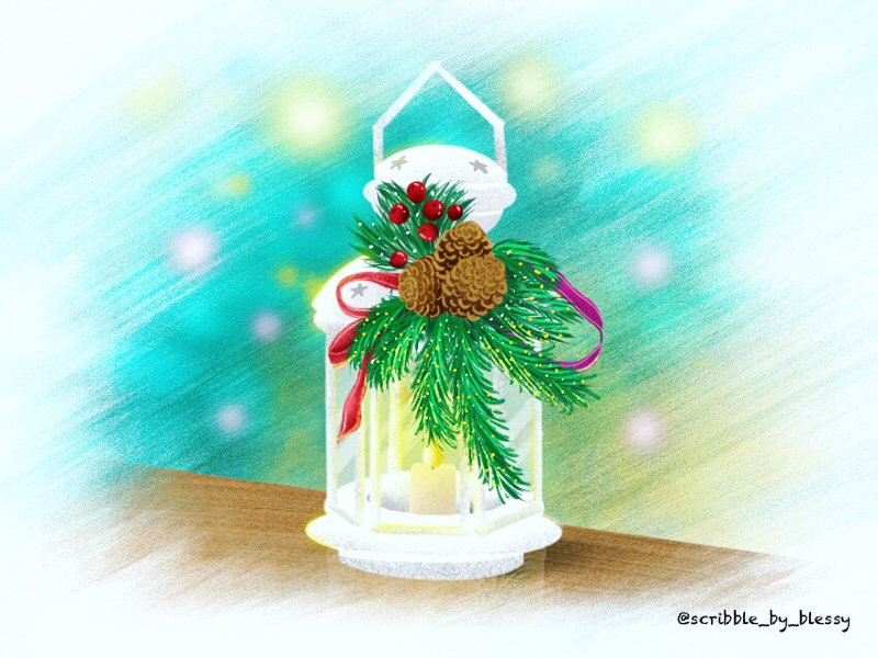 Light up inspiration dribbble digitalartist red lighthouse comic artist creative brushes digital illustration drawing vector illustration christmas christmas card
