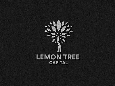 Lemontree andux black white branding design illustration logo ux