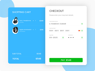 ARK | CREDIT CARD CHECKOUT | #DailyUI - 02