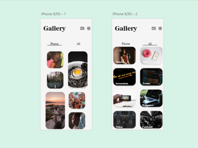 Gallery adobexd android app app branding design ios minimal mobile app design mobile ui product productdesign typography ui uidesigner ux uxdesigner