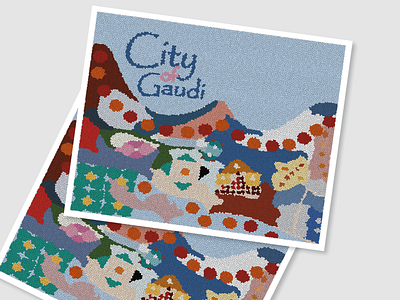 City of Gaudi - Postcard - Weekly Warmup