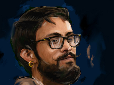 Digital portrait "Aman"