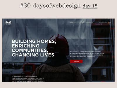Builders association concept figma landingpage minimal user interface ux webdesign webdesigner website website design