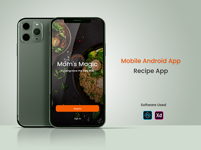 Mom's Magic Recipe UI / UX flutter food ios app design react native recipe recipe app uidesign uikit uxdesign