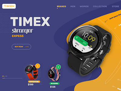Watch Store Ecommerce Design -- UI / UX
