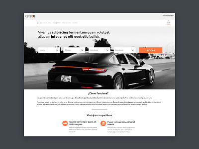 Cars website app branding design interaction design minimal responsive website ui ux web whitespace