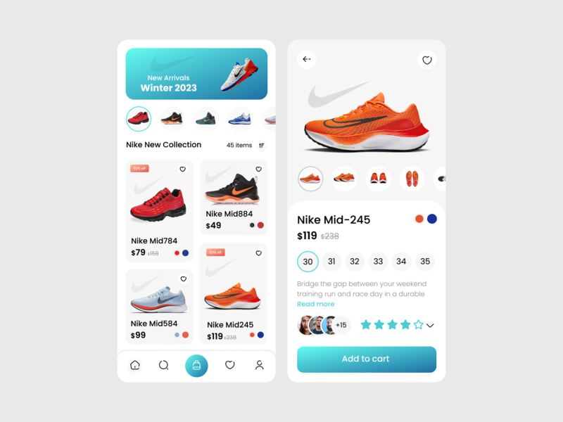 Nike shoes Lab by Shamsher Singh on Dribbble