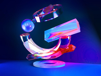 G is for Greatness 36 days of type alphabet art c4d color design g graphic mediamonks shapes typografy